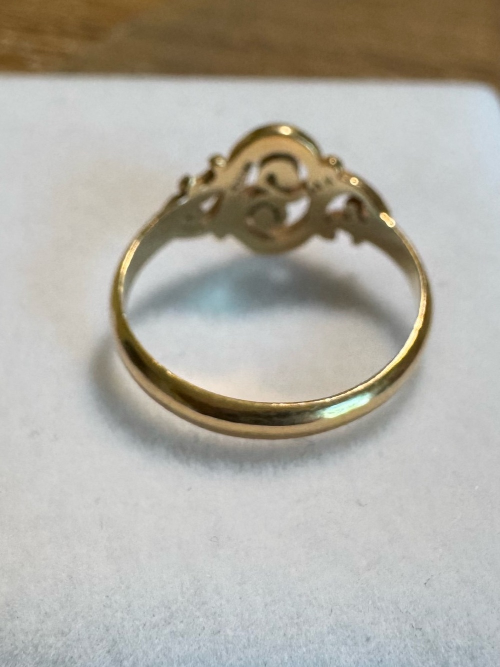 Retired James Avery 14K Gold Spanish Swirl Ring Size 5.75 - Picture 2 of 8